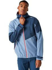 Regatta Kurtka przeciwdeszczowa "Deserto II" w kolorze błękitno-niebieskim rozmiar: M. Niebieskie kurtki outdoor i hardshell Regatta, m, bez wzorów, bez kaptura. Za 259.45 zł.