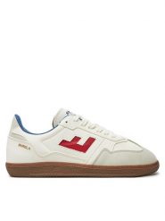 Flamingos Life Sneakersy Burela Slim Olimpic Biały. Białe buty sportowe casual Flamingos Life, bez wzorów, ze skóry, bez zapięcia. Za 509.99 zł.
