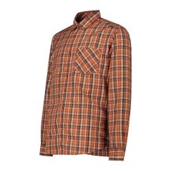 Koszula męska CMP 30T9927. Brązowe koszule CMP, m, bez wzorów, bez kołnierzyka, bez ramiączek. Za 201.00 zł.