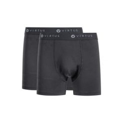 Bokserki Virtus Ontel (x2). Czarne bokserki VIRTUS, m, bez wzorów, z materiału. Za 148.50 zł.