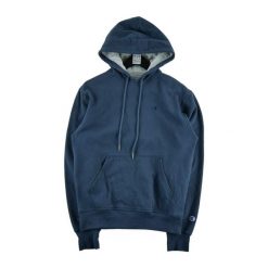 Second life - Męski granatowy kaptur - Stan bardzo dobry. Niebieskie bluzy Champion, m, bez wzorów, bez kaptura. Za 97.25 zł.