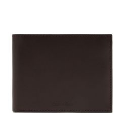Portfel męski Calvin Klein. Brązowe portfele CALVIN KLEIN, bez wzorów. Za 279.99 zł.