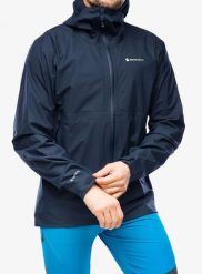 Kurtka z membraną męska Montane Spirit Lite Jacket. Niebieskie kurtki Montane, l, bez wzorów, z gore-texu, bez kaptura. Za 1,055.60 zł.