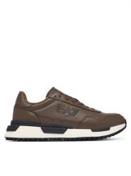 EA7 Emporio Armani Sneakersy 7X000873 AF28088 M7280 Brązowy. Brązowe buty sportowe casual EA7 Emporio Armani, bez wzorów, ze skóry, bez zapięcia. Za 814.99 zł.