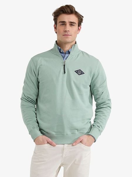 McGregor Bluza w kolorze zielonym rozmiar: XL. Zielone bluzy McGregor, xl, bez wzorów, z bawełny, bez kaptura. Za 156.98 zł.