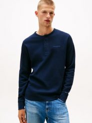 Tommy Jeans koszula z długim rękawem Mężczyźni Bawełna niebieski, XXL. Niebieskie koszule Tommy Jeans, m, bez wzorów, z bawełny, bez kołnierzyka, bez ramiączek. Za 229.95 zł.