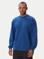HUGO Bluza Daposo 50511029 Niebieski Relaxed Fit. Niebieskie bluzy Hugo, m, bez wzorów, z bawełny, bez kaptura. Za 349.99 zł.