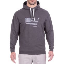 Bluza w kolorze ciemnoszarym. Bluzy z kapturem marki Jeep, m, z kapturem. W wyprzedaży za 119.95 zł.