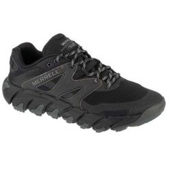 Męskie Buty Aerosportowe Maipo Explorer. Czarne buty turystyczne Merrell, bez wzorów, z gumy, bez zapięcia, trekkingowe. Za 656.99 zł.