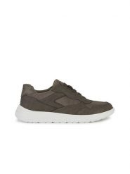 Geox Sneakersy "Portello" w kolorze khaki rozmiar: 42. Brązowe buty sportowe casual Geox, bez wzorów, bez zapięcia. Za 121.51 zł.