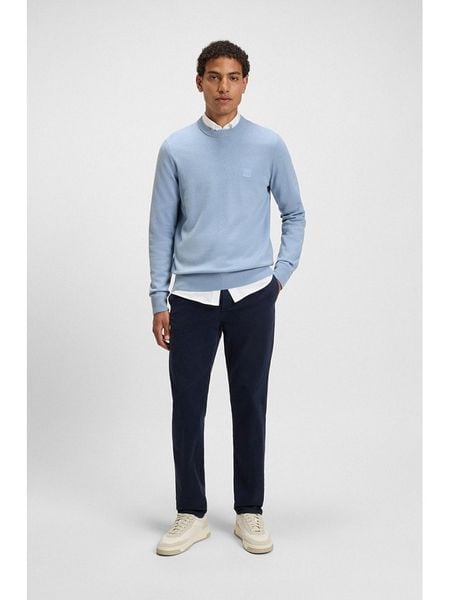 Hugo Boss Fashion Sweter w kolorze błękitnym rozmiar: L. Niebieskie swetry nierozpinane Hugo Boss Fashion, l, bez wzorów, z kaszmiru, bez kołnierzyka, bez ramiączek. Za 305.95 zł.