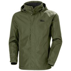 Kurtka uniwersalna męska Helly Hansen Dubliner. Zielone kurtki Helly Hansen, m, bez wzorów, z syntetyku, z kapturem. Za 737.00 zł.