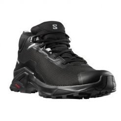 Buty do chodzenia męskie Salomon X Reveal Chukka Cswp 2. Czarne buty sportowe casual Salomon, bez wzorów, z materiału, bez zapięcia. Za 592.00 zł.