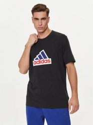 Adidas T-Shirt Future Icons Badge of Sport IS9596 Czarny Loose Fit. Czarne t-shirty sportowe Adidas, bez wzorów, z bawełny, bez ramiączek. Za 179.99 zł.