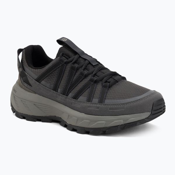 Buty turystyczne męskie Jack Wolfskin Wild Hike Texapore Low. Czarne buty turystyczne Jack Wolfskin, bez wzorów, z gumy, bez zapięcia, trekkingowe. Za 369.99 zł.