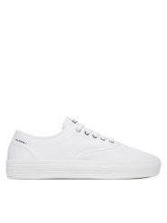 Tommy Hilfiger Tenisówki Th Vulc Cup Long Lace Canvas FM0FM05874 Biały. Białe trampki Tommy Hilfiger, m, bez wzorów, bez zapięcia. Za 369.99 zł.