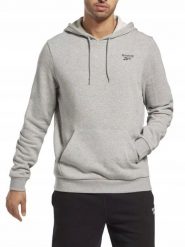 Bluza z kapturem Męska Reebok RI FT LEFT CHEST OT HZ8788 Szary. Szare bluzy z kapturem Reebok, m, bez wzorów, z bawełny, z kapturem. Za 209.00 zł.
