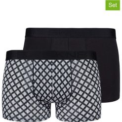 Bokserki (2 pary) w kolorze czarno-białym. Bokserki Skiny. W wyprzedaży za 42.95 zł.