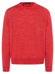 Maerz Muenchen Wełniany sweter w kolorze czerwonym rozmiar: 50. Czerwone swetry nierozpinane Maerz Muenchen, bez wzorów, z wełny, bez kołnierzyka, bez ramiączek. Za 217.99 zł.