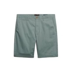 Szorty chino Superdry Premium Regular. Zielone szorty Superdry, m, bez wzorów, eleganckie. Za 268.20 zł.