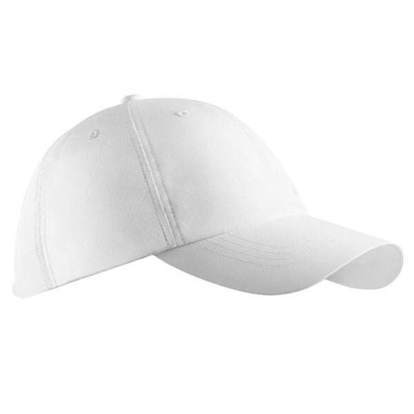 Czapka z daszkiem do golfa Inesis WW500. Białe czapki z daszkiem INESIS, bez wzorów, z materiału. Za 29.99 zł.