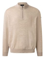 Maerz Muenchen Wełniany sweter w kolorze beżowym rozmiar: 58. Brązowe swetry nierozpinane Maerz Muenchen, bez wzorów, z wełny, bez kołnierzyka, bez ramiączek. Za 304.99 zł.