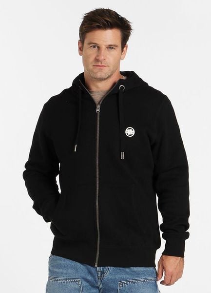 Bluza męska Pitbull rozpinana z kapturem Small Logo. Czarne bluzy z kapturem PITBULL, m, bez wzorów, z bawełny, z kapturem. Za 269.00 zł.