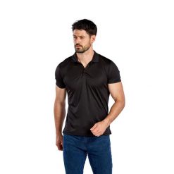 Polo Erima Fonctionnel. Czarne koszulki polo Erima, m, bez wzorów, bez kołnierzyka, bez ramiączek, na fitness i siłownię. Za 181.00 zł.