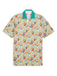 Puma Koszulka polo ze wzorem rozmiar: XS. Koszulki polo Puma, xs, bez wzorów, bez kołnierzyka, bez ramiączek. Za 101.70 zł.