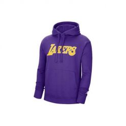 Bluza sportowa męska Nike Nba Los Angeles Lakers Statement Edition. Fioletowe bluzy z kapturem Nike, l, z aplikacjami, z bawełny, z kapturem. Za 355.00 zł.