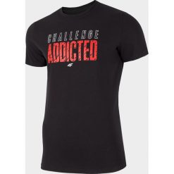 T-shirt męski. T-shirty 4F, m, bez wzorów, z dzianiny, bez kołnierzyka, bez ramiączek. W wyprzedaży za 49.99 zł.