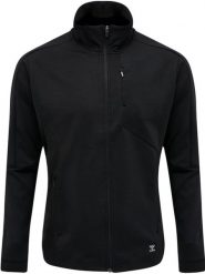 Kurtka Hummel zip Tropper. Czarne kurtki Hummel, m, bez wzorów, z dzianiny, bez kaptura. Za 245.85 zł.