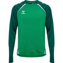Dżersej z długim rękawem Hummel Lead 2.0. Zielone bluzki z długim rękawem Hummel, bez wzorów, z dżerseju, bez kołnierzyka, bez ramiączek. Za 193.50 zł.
