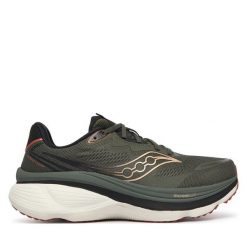 Buty do biegania Saucony. Zielone buty do biegania Saucony, bez wzorów, bez zapięcia, do biegania. Za 799.99 zł.