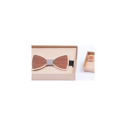 Drewniana mucha + spinki ZESTAW. Krawaty i muchy marki Reserved. Za 160.00 zł.