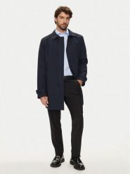 Boss Płaszcz zimowy P-Jared 50521591 Granatowy Regular Fit. Niebieskie płaszcze Boss, na zimę, m, bez wzorów, z syntetyku, bez kaptura. Za 2,999.00 zł.