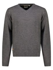 Geographical Norway Sweter "Froste" w kolorze szarym rozmiar: S. Szare swetry nierozpinane Geographical Norway, s, bez wzorów, bez kołnierzyka, bez ramiączek. Za 100.04 zł.