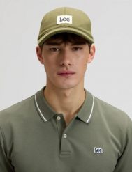 MESKA CZAPKA LEE CAP MERCANTILE GREEN 112377733. Zielone czapki z daszkiem Lee, bez wzorów. Za 79.99 zł.