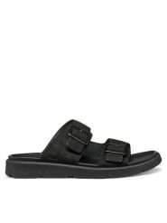 Geox Klapki U Xand 2S U46BGA 00032 C9999 Czarny. Czarne klapki Geox, z nubiku. Za 279.99 zł.
