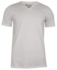 Biały Bawełniany T-Shirt -PAKO JEANS- Męski, Krótki Rękaw, Dekolt w Serek z Guzikami, BASIC. Białe bluzki z długim rękawem Pako Jeans, m, bez wzorów, z bawełny, bez kołnierzyka, bez ramiączek. Za 67.00 zł.
