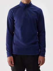 4F Podkoszulek polarowy w kolorze granatowym rozmiar: S. Niebieskie podkoszulki 4F, s, bez wzorów, z materiału, bez ramiączek. Za 41.30 zł.