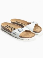 BACKSUN Klapki "Zephyr" w kolorze białym rozmiar: 42. Białe klapki Backsun. Za 144.95 zł.