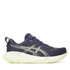 Buty do biegania Asics. Niebieskie buty do biegania ASICS, bez wzorów, bez zapięcia, do biegania. Za 489.99 zł.