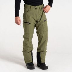 Spodnie narciarskie dla mężczyzn Dare2B DMW573R. Zielone spodnie narciarskie i snowboardowe Dare 2B, m, bez wzorów, narciarskie. Za 349.99 zł.