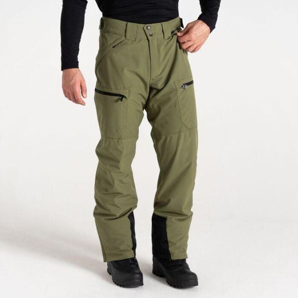Spodnie narciarskie dla mężczyzn Dare2B DMW573R. Zielone spodnie narciarskie i snowboardowe Dare 2B, m, bez wzorów, narciarskie. Za 349.99 zł.