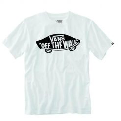 Koszulka sportowa męska Vans Otw Classic. Białe t-shirty sportowe Vans, bez wzorów, z bawełny, bez ramiączek, trekkingowe. Za 224.00 zł.