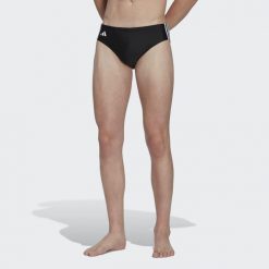 Classic 3-Stripes Swim Trunks. Białe odzież kąpielowa Adidas, m, bez wzorów, z materiału, sportowe. Za 93.99 zł.