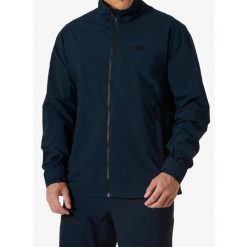 Kurtka przeciwdeszczowa męska Helly Hansen HP Racing Jacket 2.0. Niebieskie kurtki Helly Hansen, m, bez wzorów, bez kaptura. Za 529.99 zł.