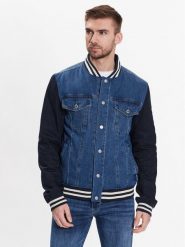 Pepe Jeans Kurtka jeansowa Unity PM402714 Niebieski Regular Fit. Niebieskie kurtki Pepe Jeans, m, bez wzorów, z bawełny, bez kaptura. Za 399.99 zł.