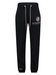 Geographical Norway Spodnie dresowe "Mvick" w kolorze czarnym rozmiar: S. Czarne spodnie treningowe długie Geographical Norway, s, bez wzorów, z dresówki. Za 93.07 zł.